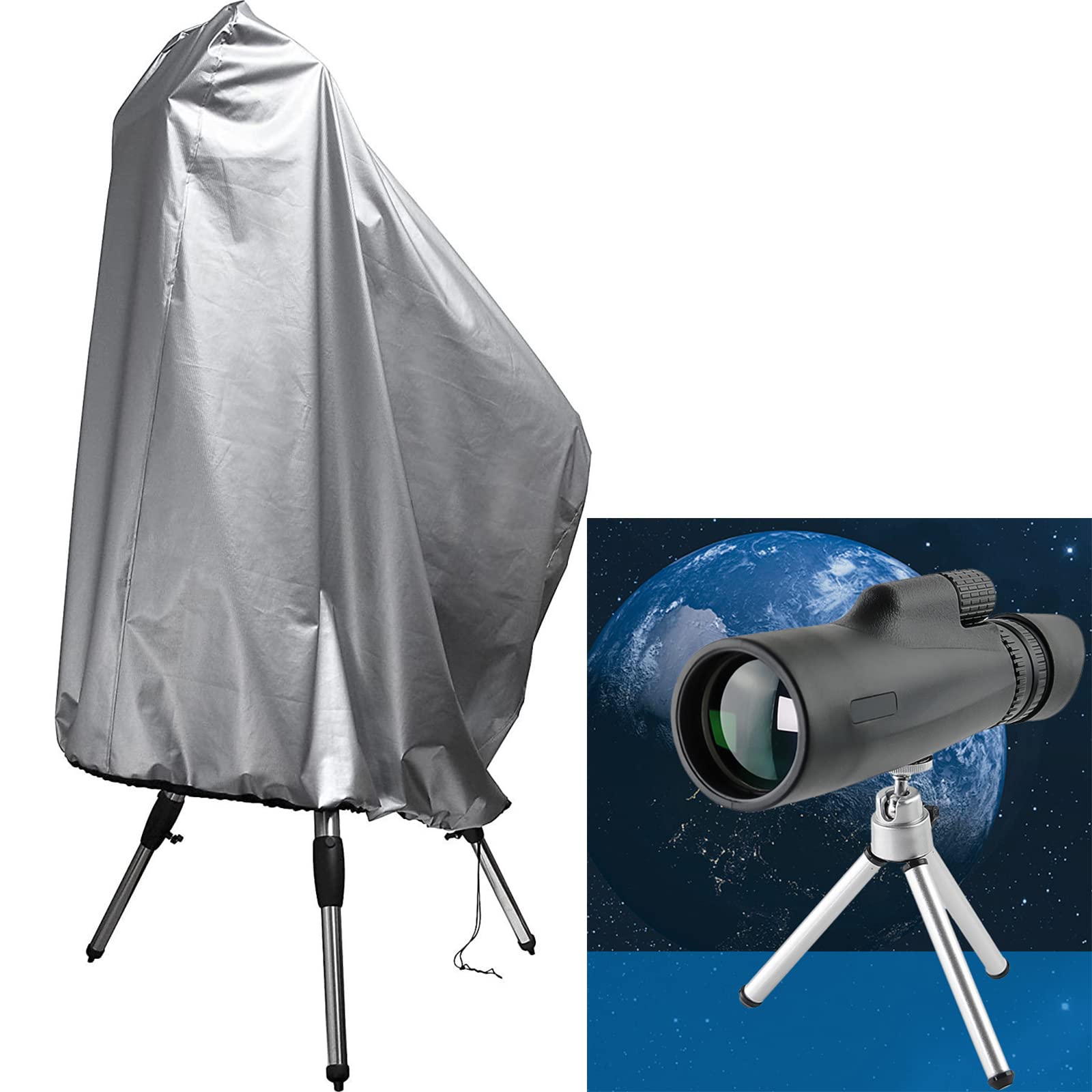 Protezione Solare Per Telescopio Copertura Antipolvere Per Telescopio 150x85cm - Impermeabile, Anti UV, Con Cerniere Accessori Astronomia Osservazione