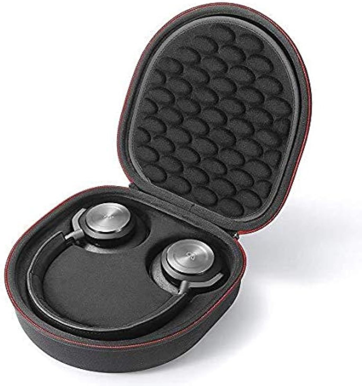 Hard Case for B&O Play by Bang & Olufsen Over-Ear Beoplay H4, H7, H8, H9 Headphones and Accessories, Travel Carrying Storage Bag - Black (Black Lining)