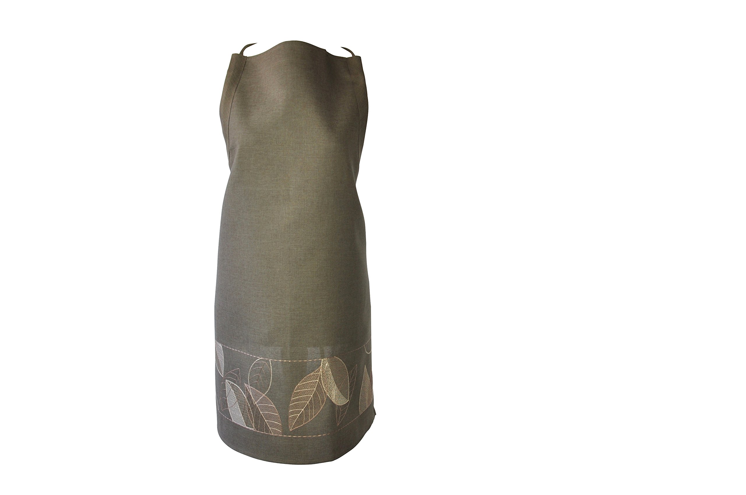 Bellanda Bib Apron, Polyester, brown, 86 x 76 x 0.5 cm