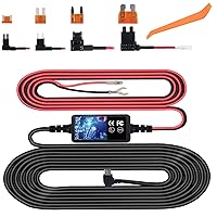 Vista 8 de Kit de cable duro para cámara de salpicadero, kit de cable duro micro USB para cámara de salpicadero, Plozoe de 12 V-24 V a 5 V, cable