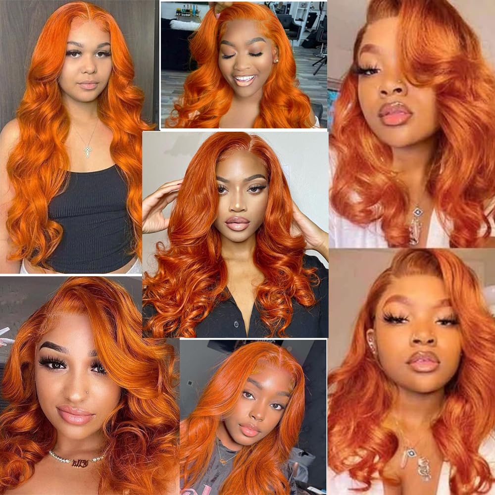 Ginger Bundles Human Hair Ginger Bundles 350 Human Hair Bundle 16 18 20 inch #350 Body Wave Bundle 150g