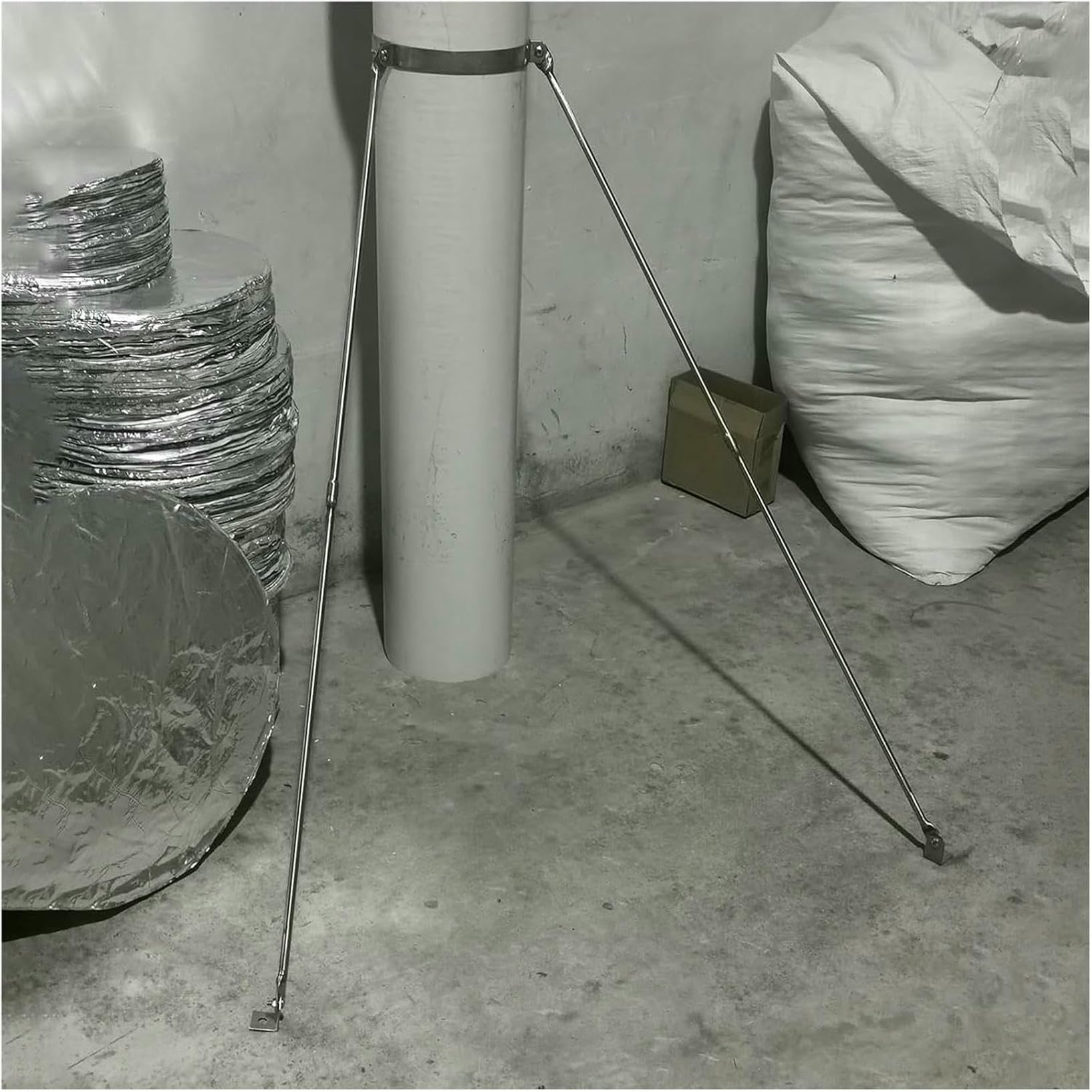 Kit de support de conduit de poêle de toit pour tuyau de ventilation et cheminée