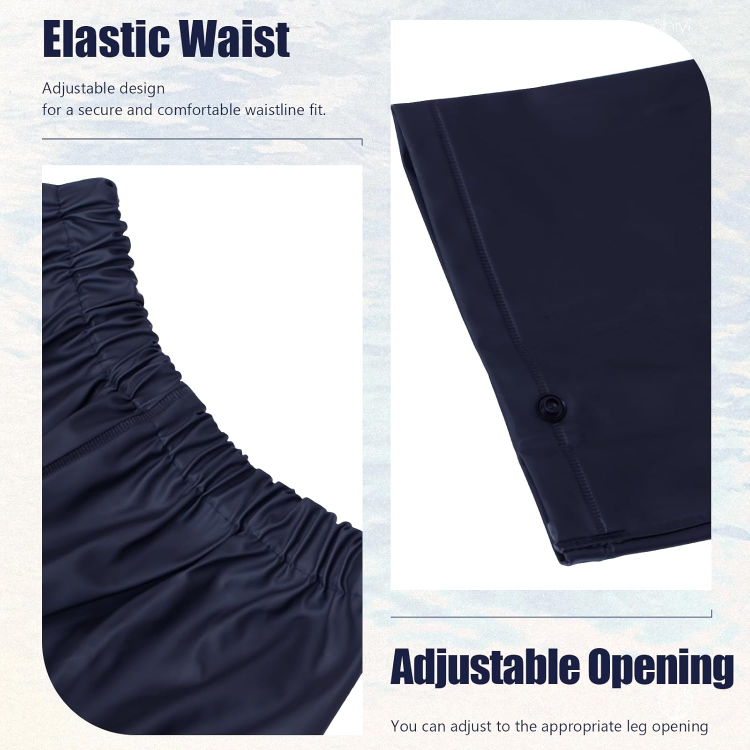 Rain Suit Waterproof Jacket Rain Suits for Men Women Waterproof Heavy Duty Rain Gear Long Rain Jacket Coat & Pants - Image 4