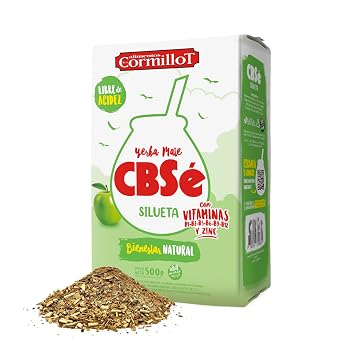 CBSe Silueta Yerba Mate 500g 1.1 lb Loose Leaf Herbal Tea Naturally Flavored Argentine Yerba Mate Smooth, Balanced, Refreshing