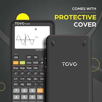 TOVO Scientific Calculator with Graphic Functions, 360+ Functions Graphing Calculator for Students, Large 3 Screen Multi-Mode Scientific Calculators for High School & College, TS-259