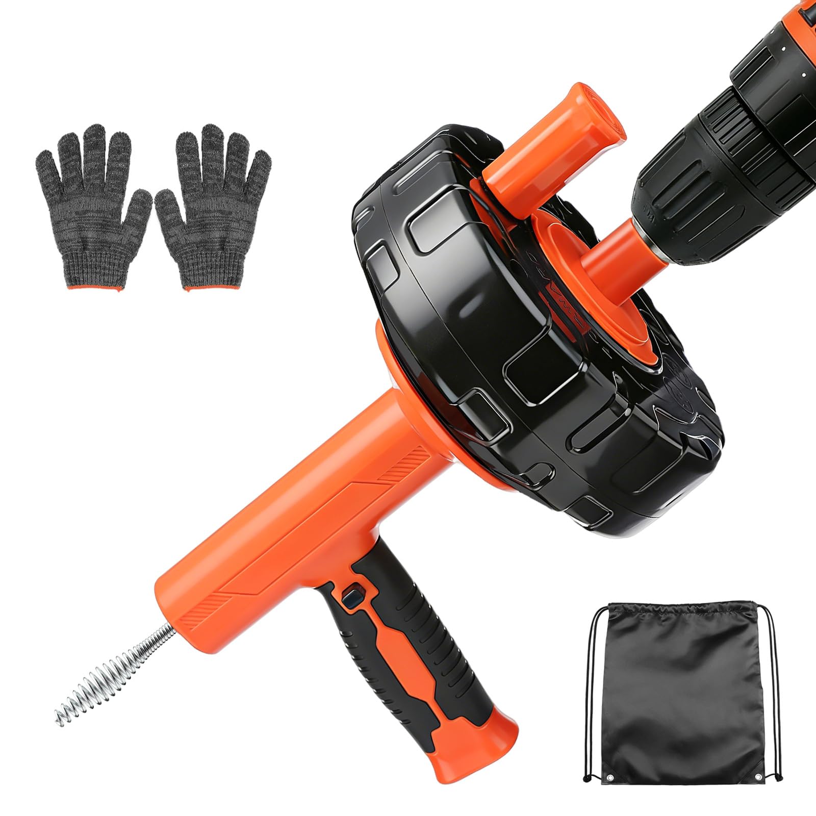 GearWave Auto-Feed Drain Snake