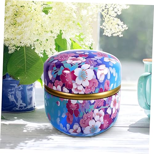 Miniatura 5 de Cabilock 4 frascos de hojalata vacíos decorativos retro para almacenamiento de dulces cajas recargables con tapa para velas de té sueltas