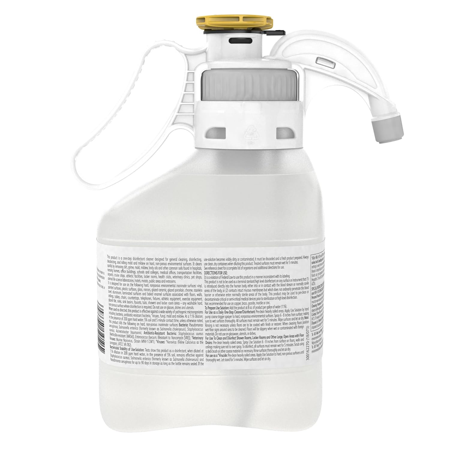 Oxivir Diversey 5019296 Five 16 One-Step Hospital Strength Disinfectant Liquid Cleaner, Accelerated Hydrogen Peroxide, SmartDose Concentrate, 1.4-Liter