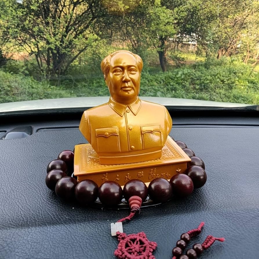 Amazon.co.jp: MOMOAO 毛沢東 人物像 中国の指導者 3D 彫刻 車用品