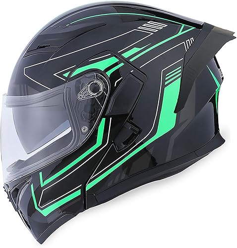 Miniatura 62 de 1Storm Motorcycle Modular Full Face Helmet Flip up Dual Visor Sun Shield: HB89 Arrow Pink Arrow Pink,Arrow Blue,Arrow Green,Arrow Orange,Arrow