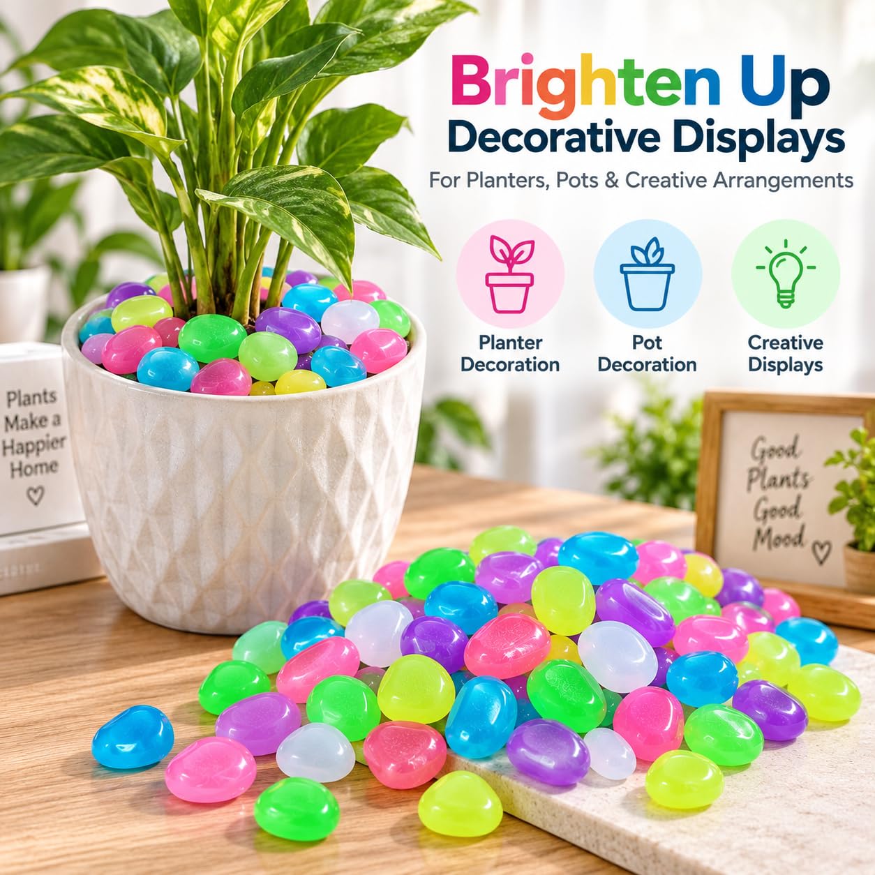 Glow in The Dark Stones - Decorate Your Garden! -3
