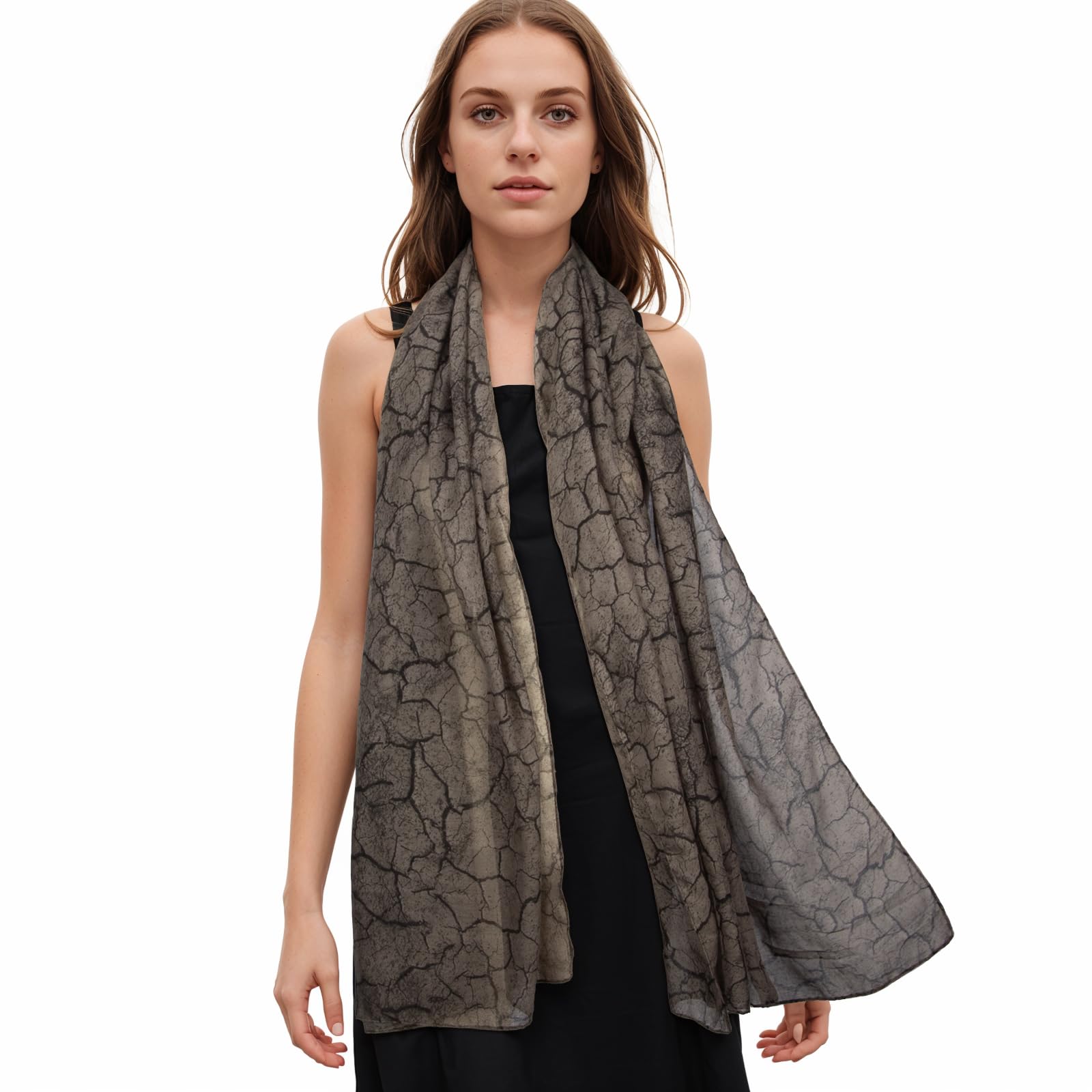 RIIQIICHY Foulard Donna Firmati Sciarpa Donna Primaverile Grande Leggera Pashmina Donna Elegante
