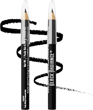 Black Radiance Twin Pack Eyeliner Pencil, Truly Black, 0.033 Ounce
