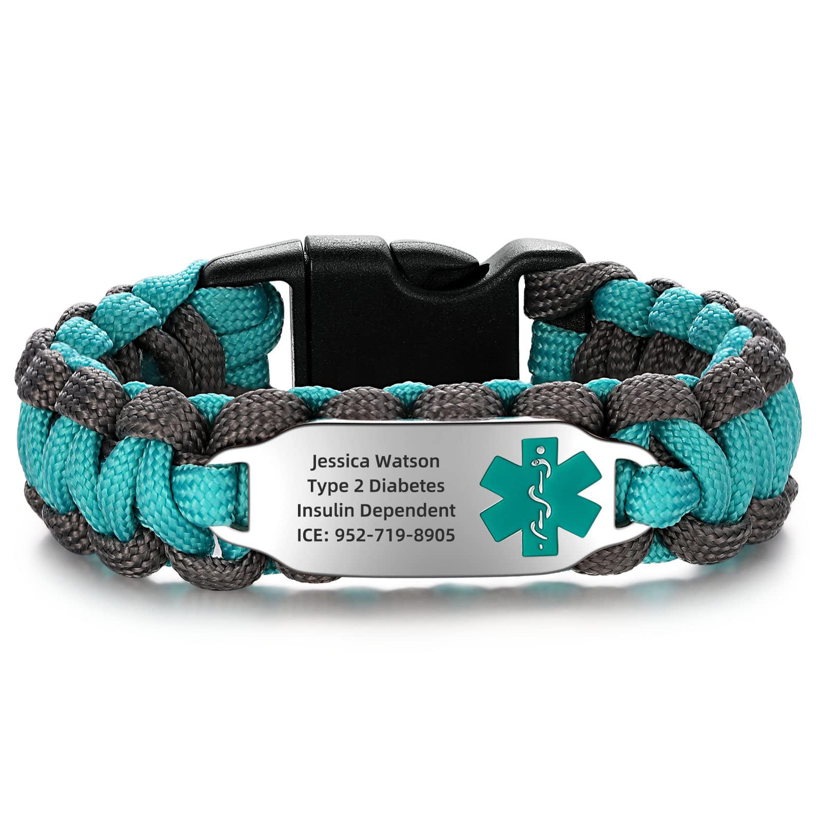 Paracord Bracelet Cheap Medical Bracelets 8