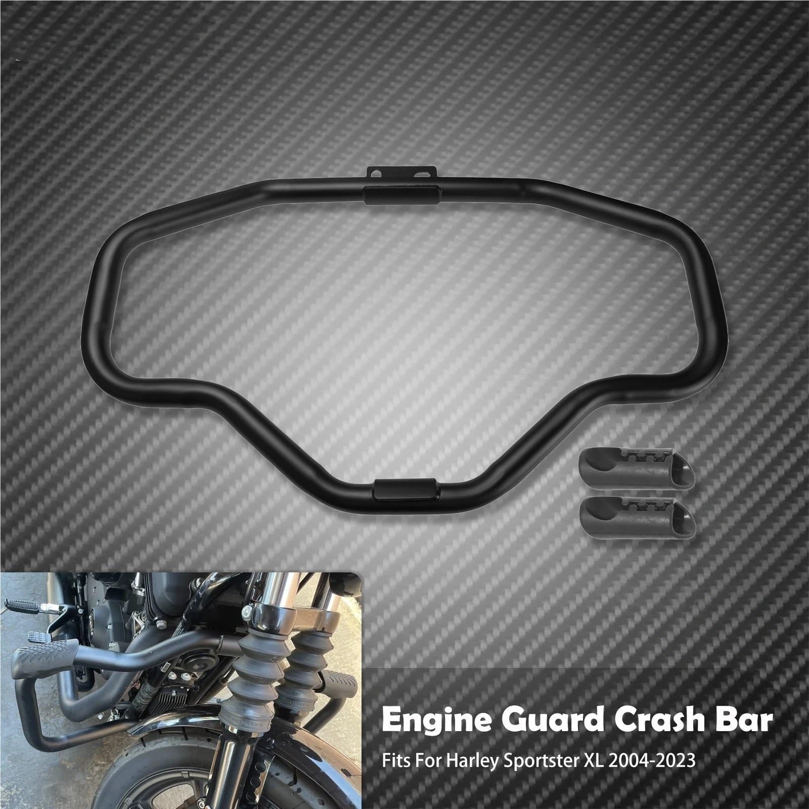 motocykla zderzak bloków zderzaka Osłona silnika motocykla Crash Bar przód pasuje do Harley Sportster XL 1200 883 Iron Nightster 48 Roadster 04-22 XR 08-13