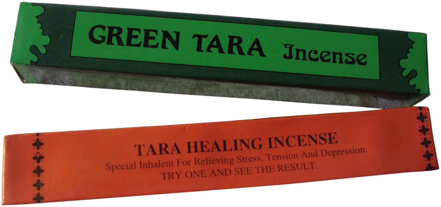Tara Orange & Green Healing Nepalese/Tibetan Incense - Pack of 2