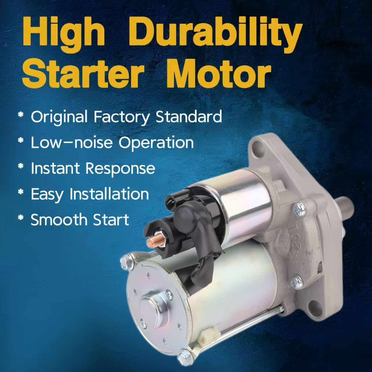 17728 New Starter Motor Compatible with Honda Accord 1998-2007,Odyssey 1999-2006,Pilot 2003-2005,Acura CL 1997-2003,TL 1999-2006 MDX 2001-2002 3.0L 3.2L 3.5L V6