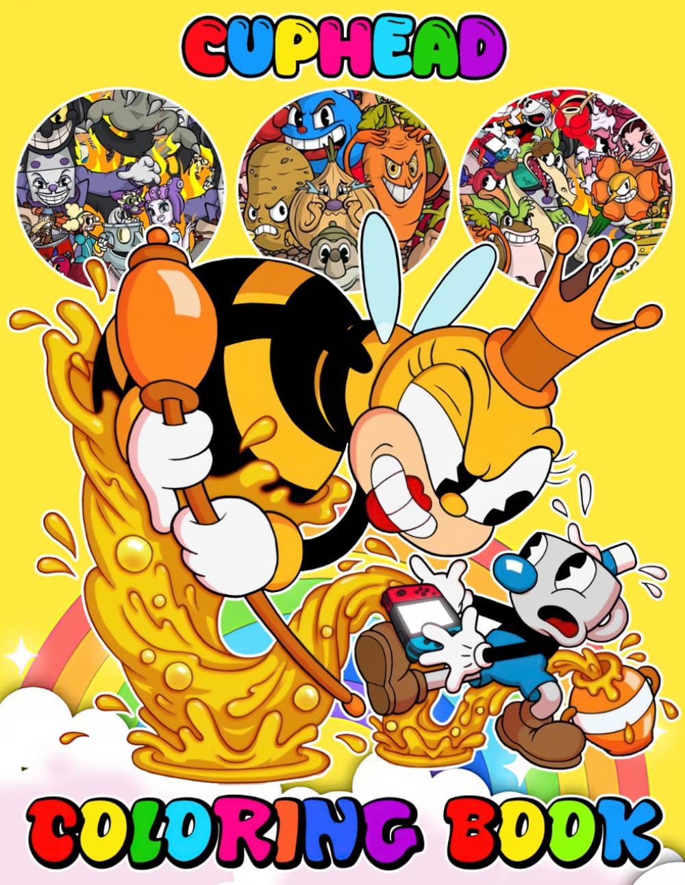 The Coloring Book: A Jumbo Coloring for Kids Ages 4-7,8-12, Girls, and Adults | With +50 High Quality Coloring Pages