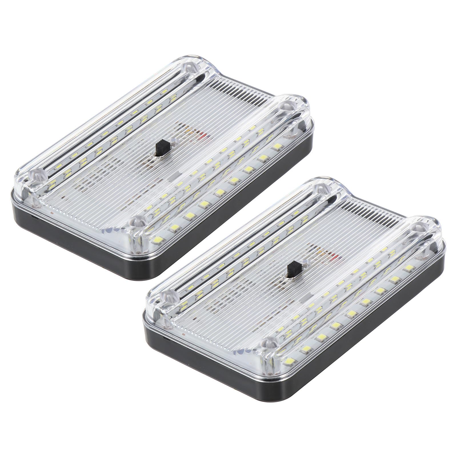 Luz interior de 36 LED para techo de coche y camión con diseño slim de plástico en pack de 2 8