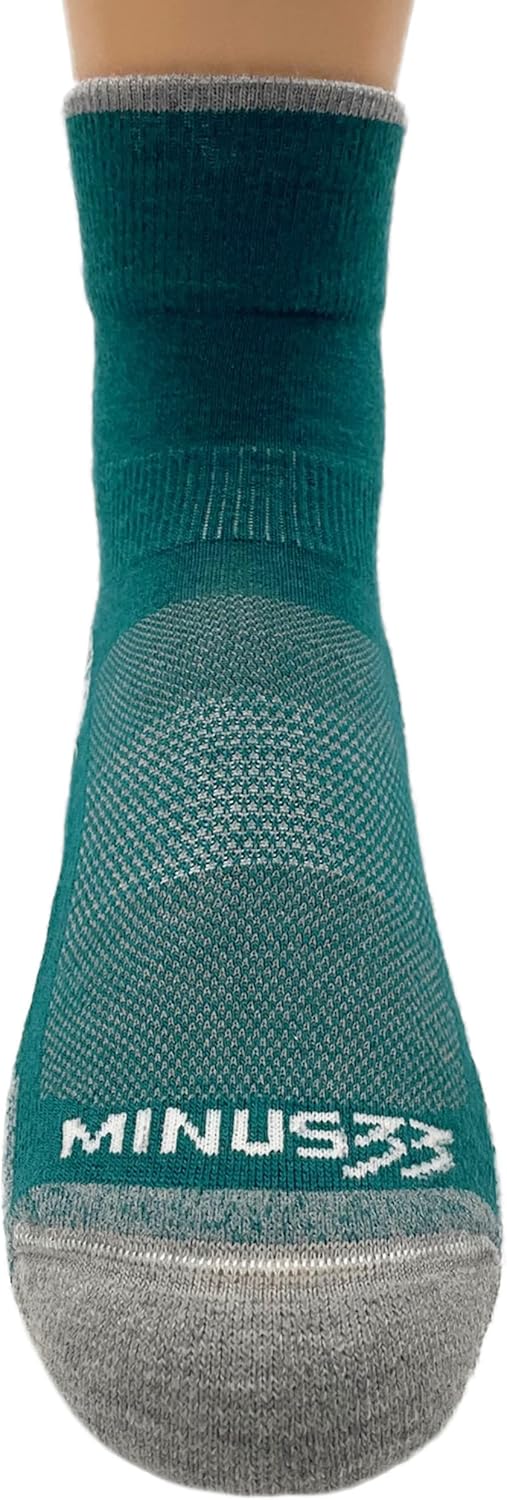 USA Made - Mini Crew Socks - Hiking Socks - Merino Wool - Mountain Heritage - Image 2