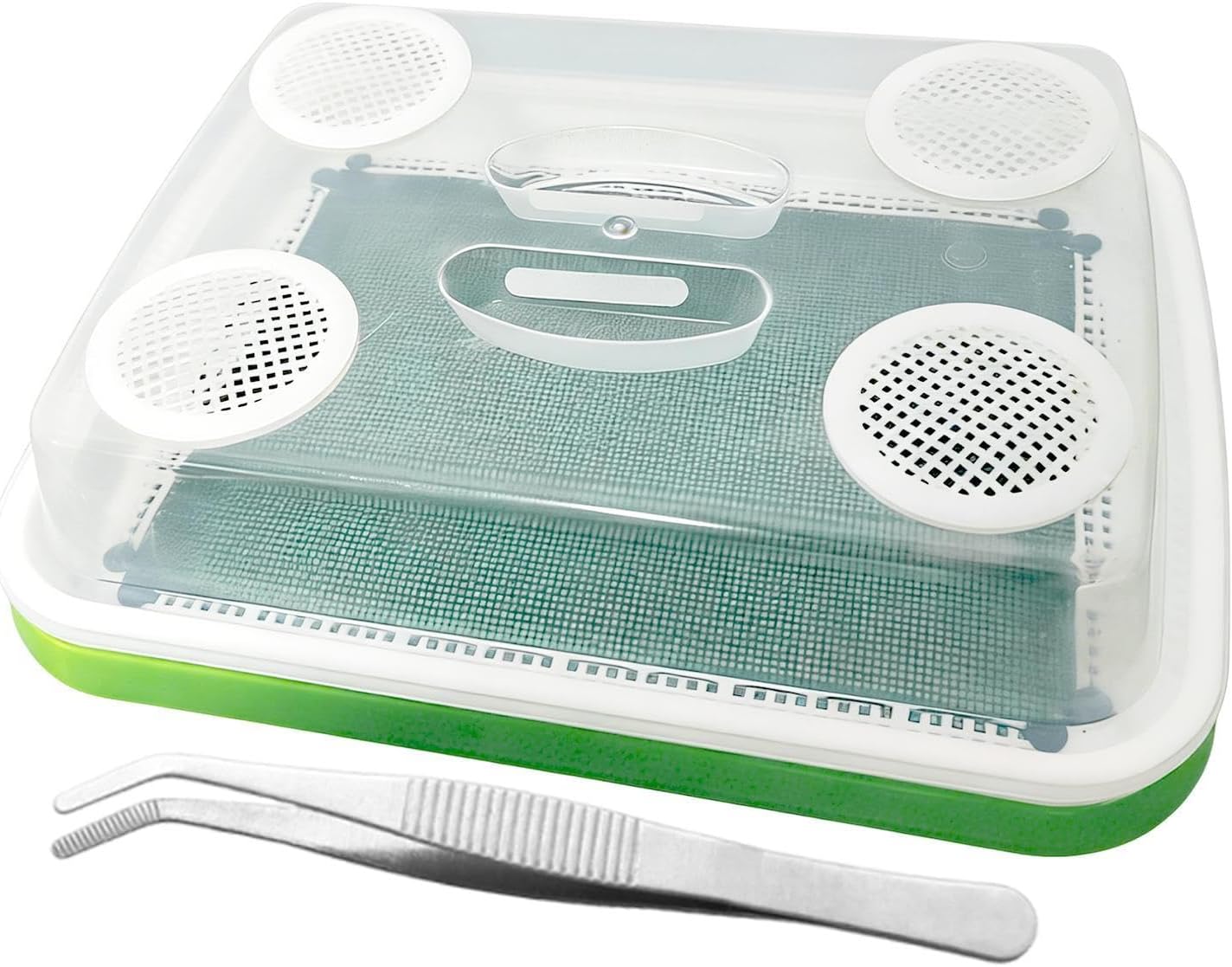 Mealworm Container 3 Layer – Lightweight Portable Fine Mesh Case Tweezer, Odor Proof Nesting Box, Sugar Glider Chicken Lizard Frog | Sugar Glider Chicken Lizard Frog Tortoise Functional