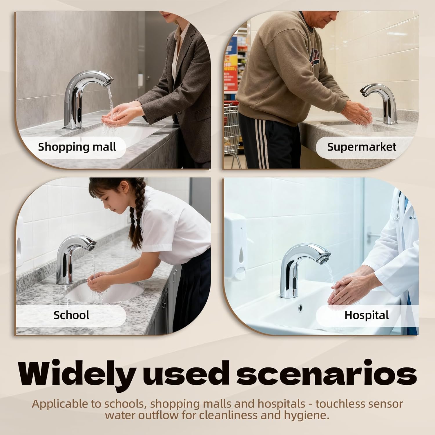 SFP-41-A SF Series Faucet Sensor Replacement Kit, Compatible with Sloan SF Series Electronic Faucets, for SF2100 2150 2200 2250 2300 2350 2400 2451 Models, 6-Pin Connector