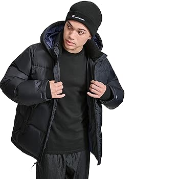 Champion Men's Heavy Weight Puffer with Adjustable Hood