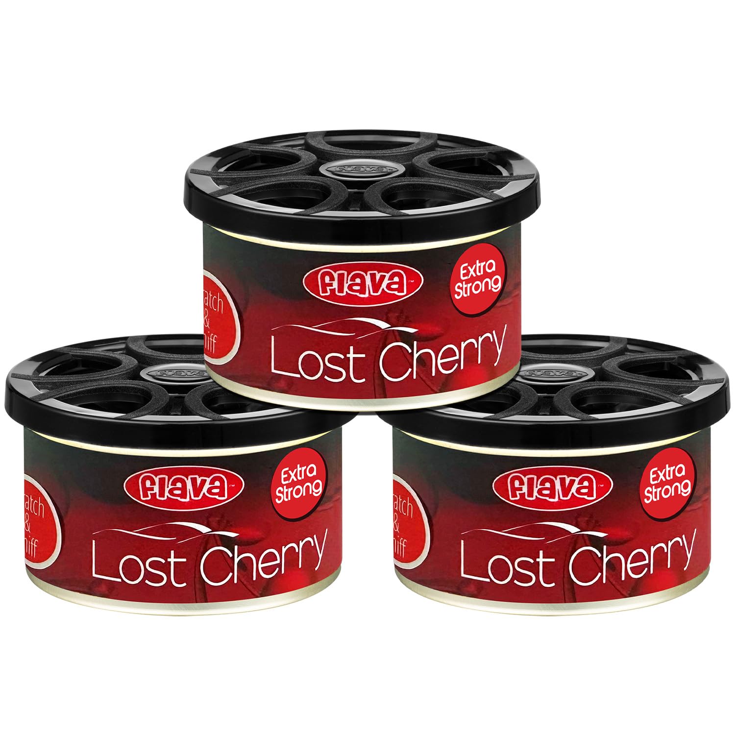 Flava Lost Cherry Couture Car Air Freshener Spray Turbo Can – Strong, Long Lasting Odour Eliminating Cherry Air Freshener Spray – Essential Car Accessories for Men and Women – 400ml, 4 Pack — view 21