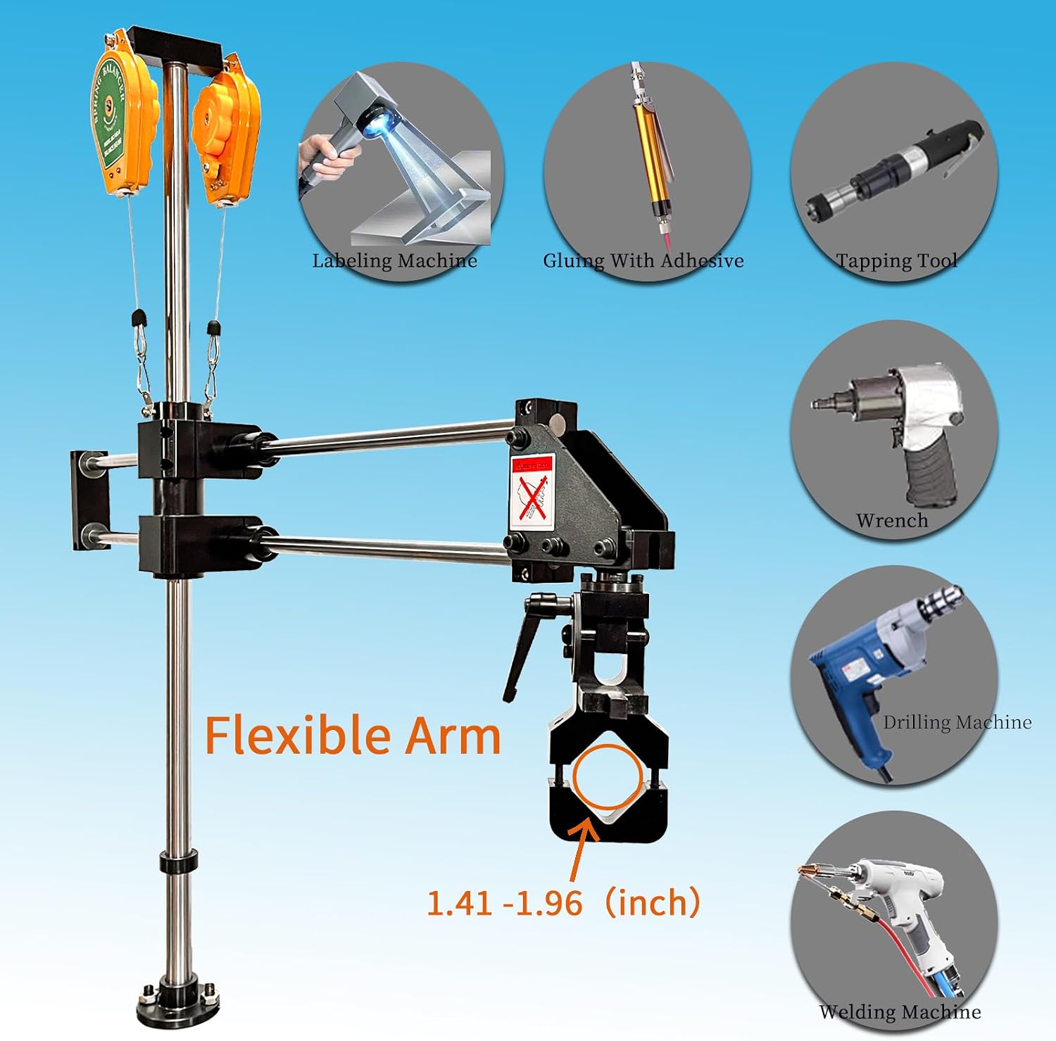 Flexible Arm Tool Support Universal Robotic arm Adaptation Tool