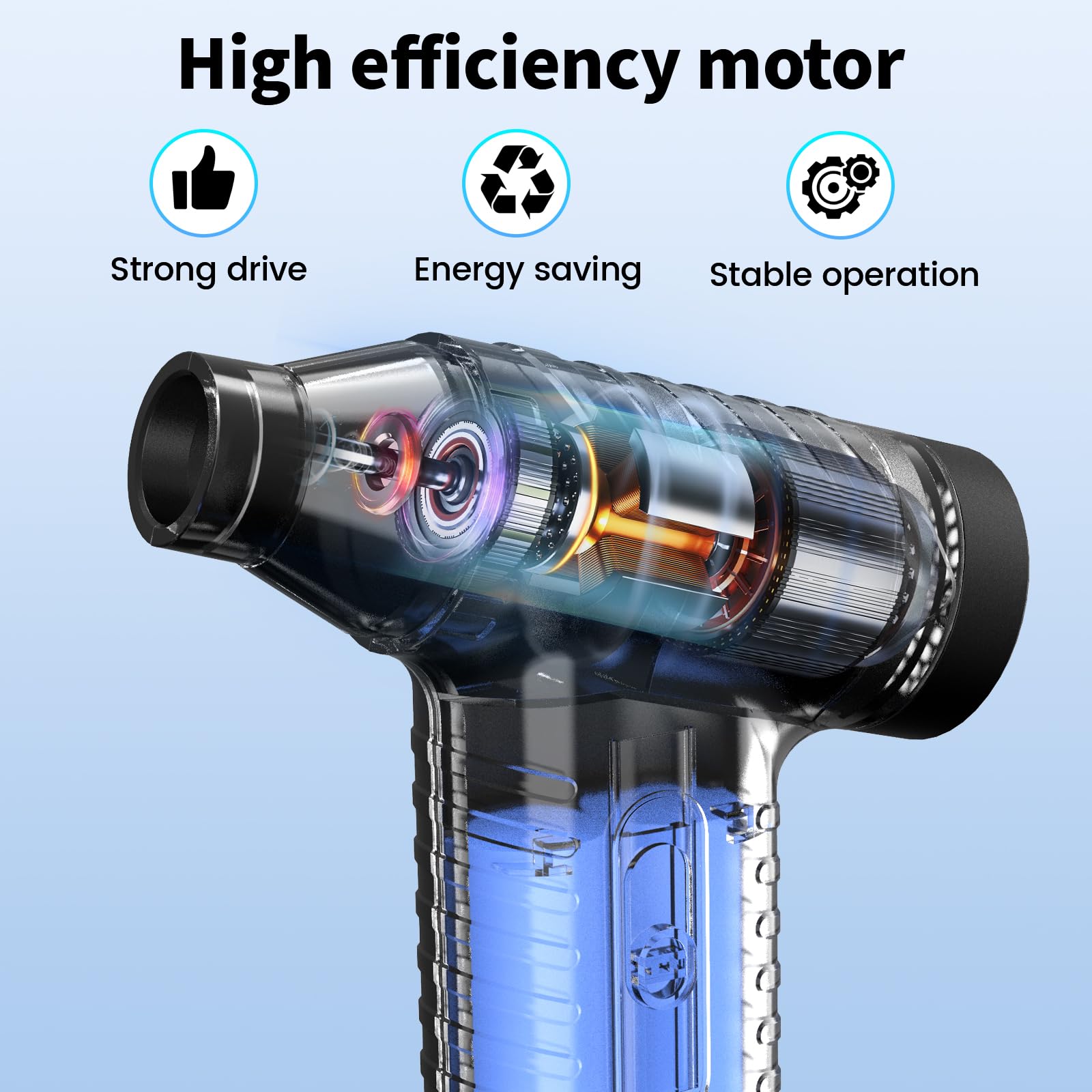 200000 Rpm Compressed Air 200,000 RPM Electric Air Duster - Rechargeable Cordless ...