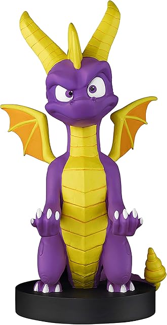 Cable Guys - Spyro The Dragon Gaming Accessories Holder & Phone Holder for Most Controller (Xbox, Play Station, Nintendo Switch) & Phone