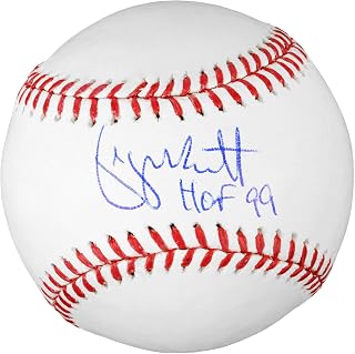 George Brett Kansas City Royals Autographed Baseball with "HOF 99" Inscription - Autographed Baseballs