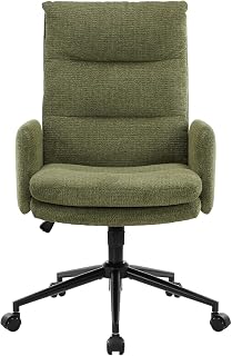 IWMH Chaise de Bureau, Fauteuil de Bureau avec Accoudoirs et roulettes