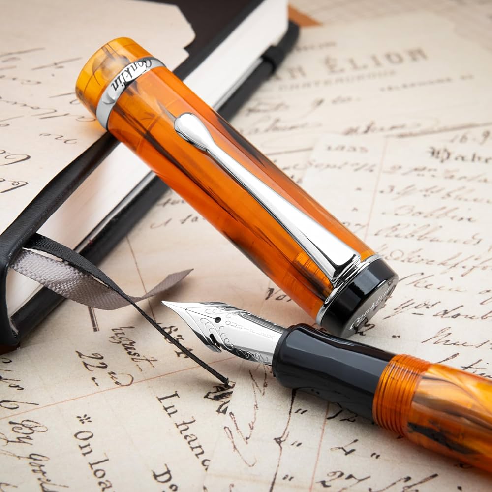 Amazon | コンクリン 万年筆 デュラグラフ アンバー | 万年筆