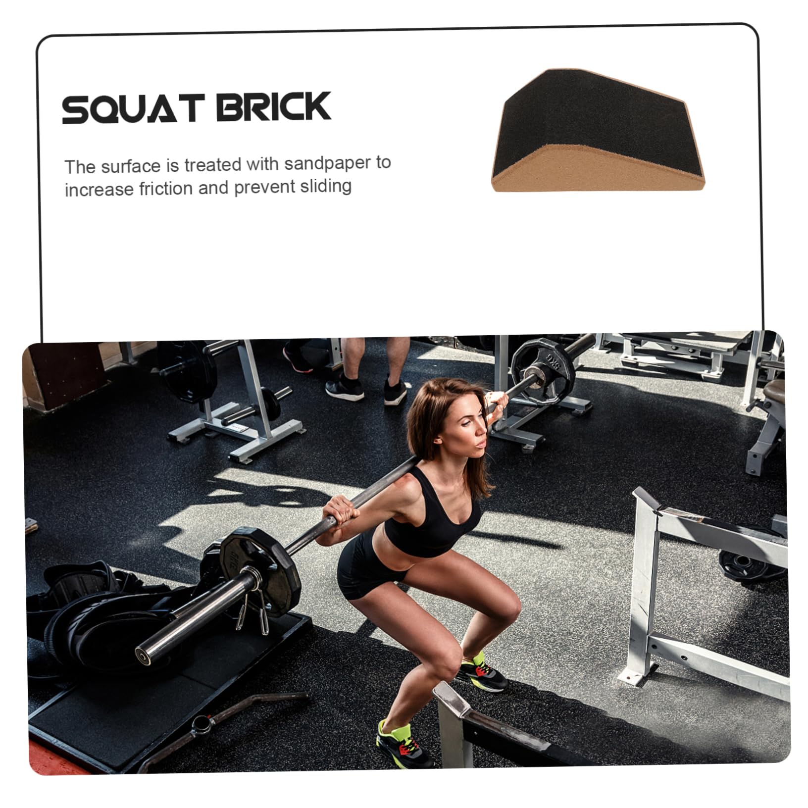 Sosoport Cork Calf Stretch Pedal Ankle Physical Portable Design for Home Office