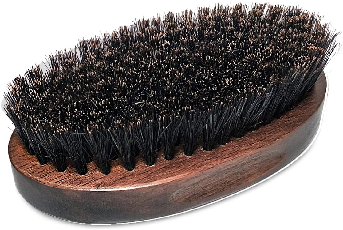 Boar Bristle Beard Brush for Men Made By Wood, Hannana