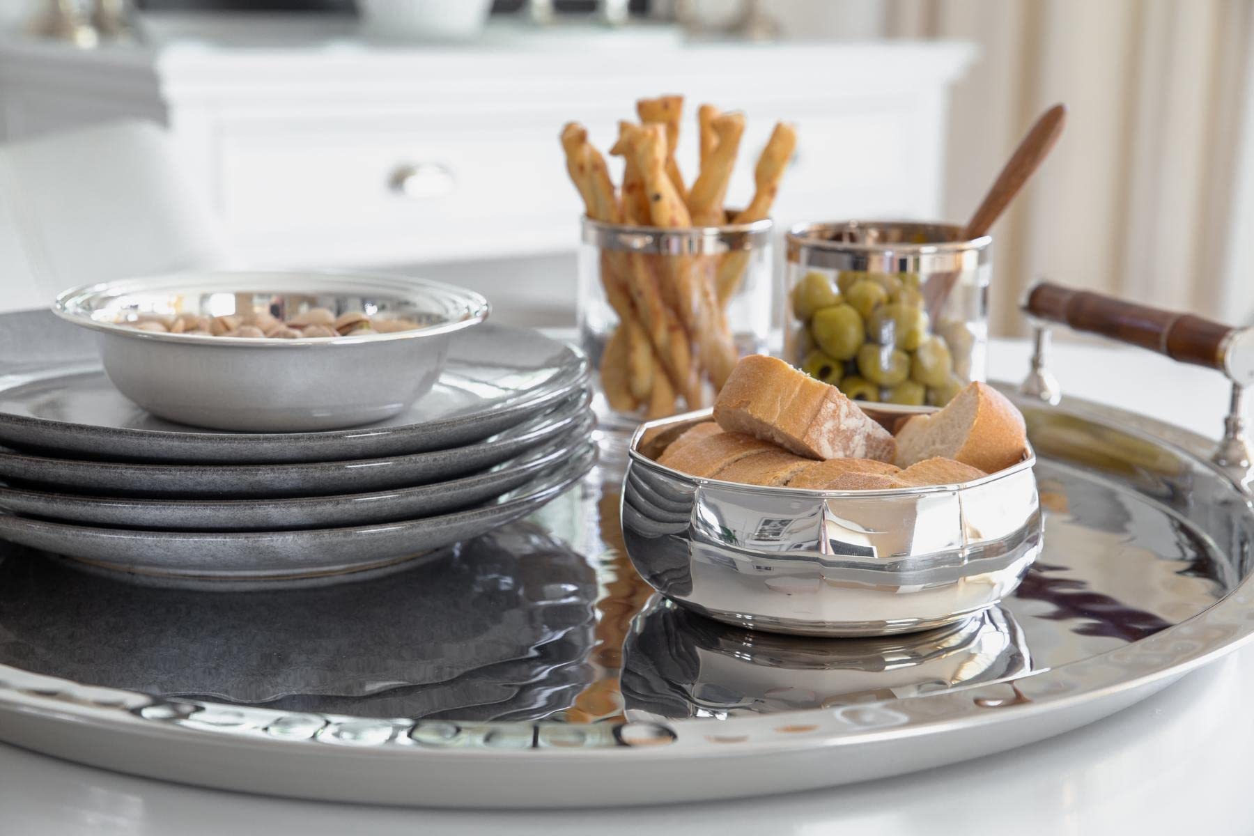 Edzard Ciotola Decorativa In Argento - Diametro 14 Cm, Altezza 6 Cm, Per Portata O Decorazione