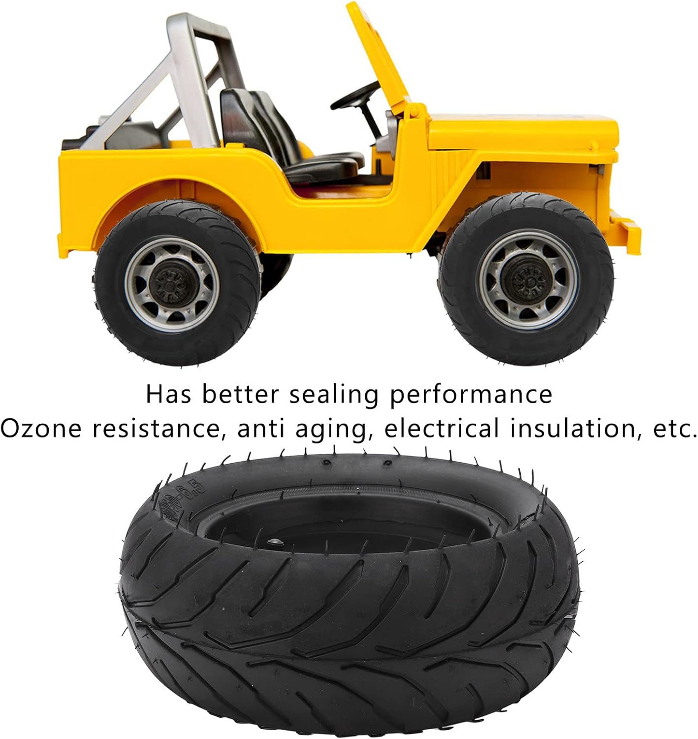 EVTSCAN 110/50‑6.5 Inner Tube and Outer Tires Electric Scooters Thickened Inflatable Rubber Tire