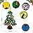 EMPOF Felt Christmas Tree for Toddlers, 3.5ft Felt WallTree Set for Kids Wall with Lights + Snowman Advent Calendar + 6 Face Stickers+ 33 Ornaments, Indoor Christmas Home Decor, Colorful