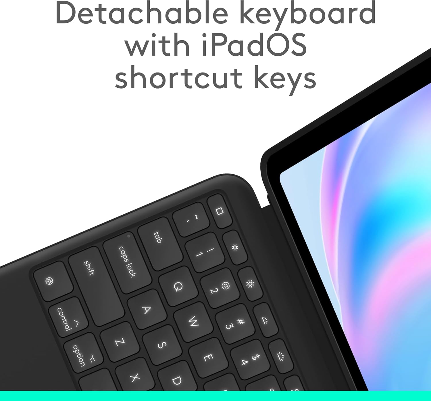 Logitech Combo Touch iPad Air 13-inch (M2, M3 & M4) (2024, 2025 & 2026) Keyboard Case - Midnight Black and Logitech Crayon Digital Pencil (2018 and later)