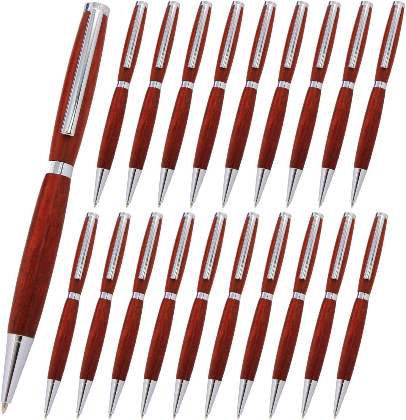 Slimline Pen Kit - Chrome, 20 Pack