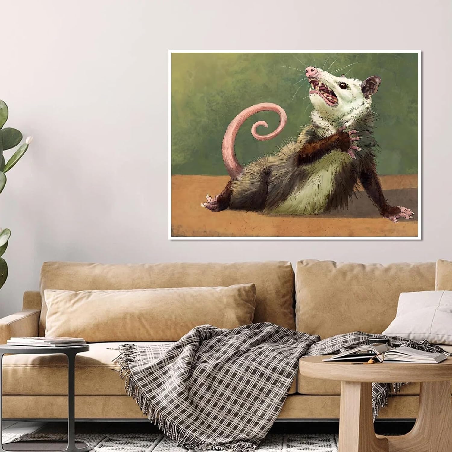 Opossum Diamond Art Kits for Adults, Diamond Painting Kits for Beginner DIY