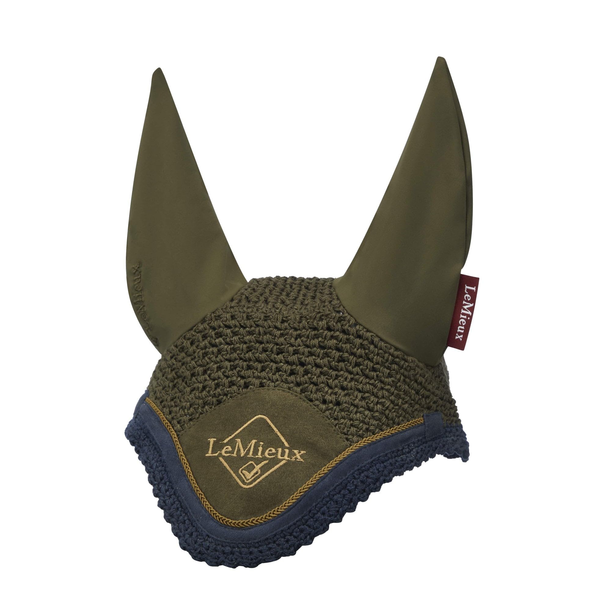 LeMieux Classic Crochet Fly Hood with Comfortable Lycra Ears - Sport Horse Wear for Competitive Rider — view 18