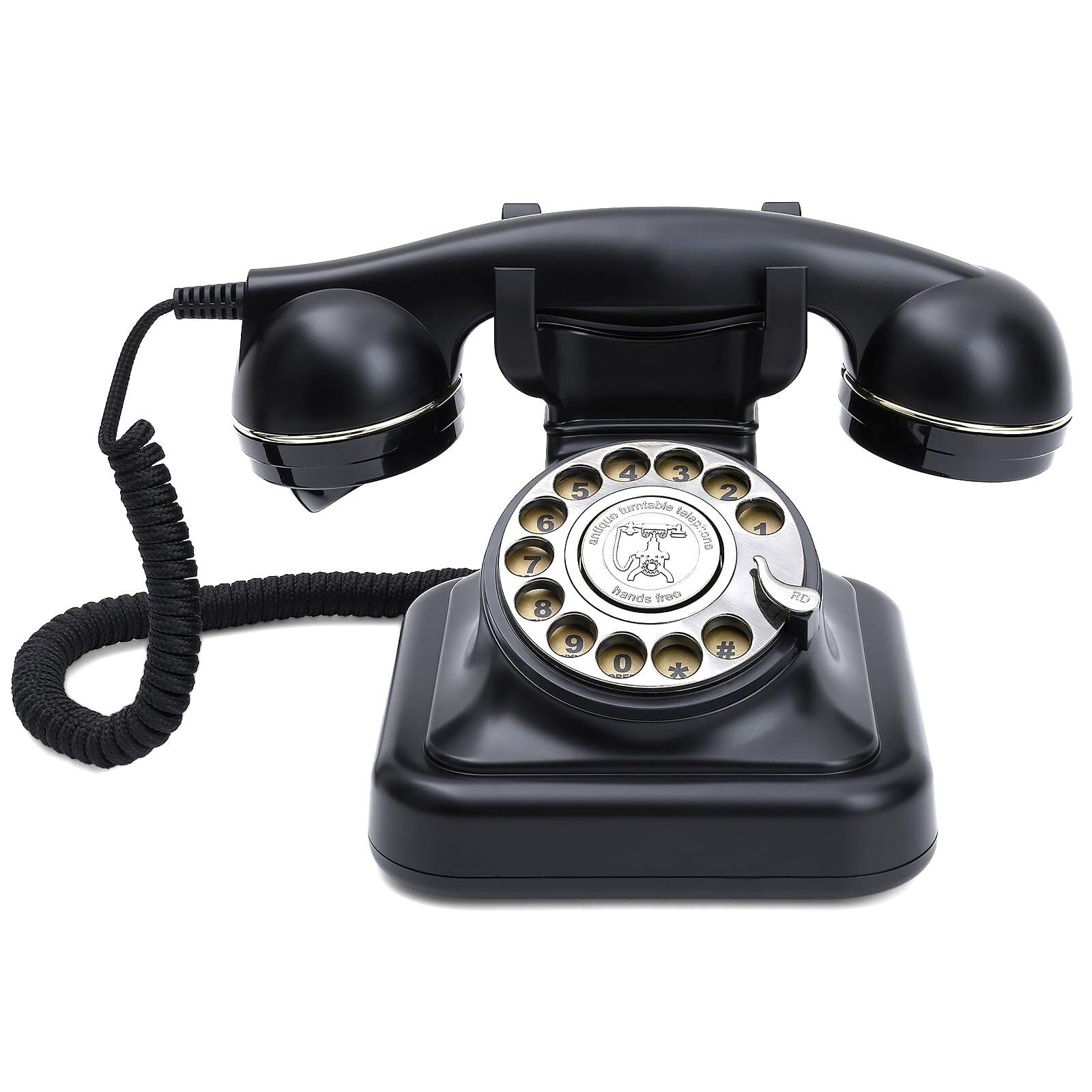 Téléphone de mariage rétro livre d'or audio carte TF 32 Go noir