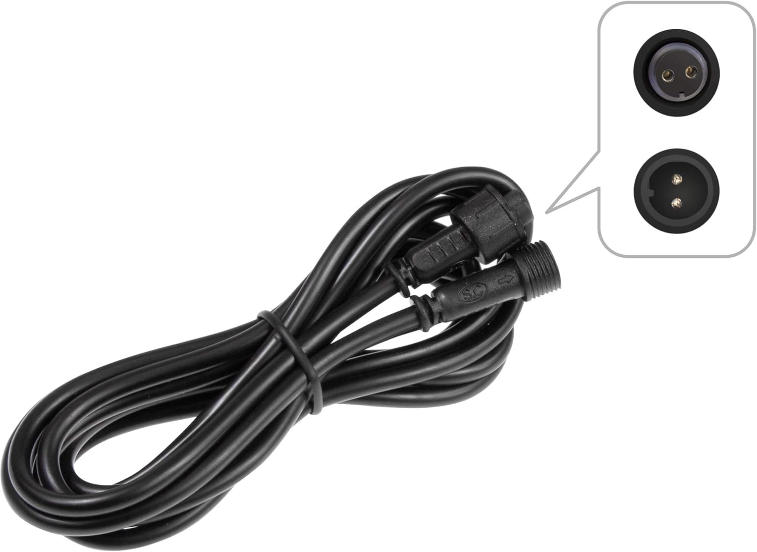 Extension Cord with Male and Female Connector, UL cartified