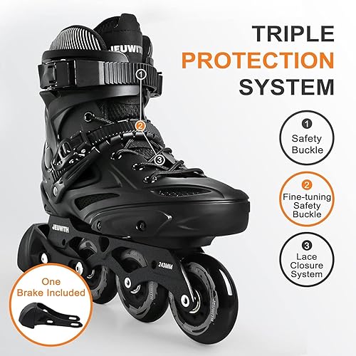 Miniatura 2 de Patines en línea para mujeres y hombres, cuchillas de calle al aire libre, para adultos, hombres y mujeres, patines profesionales de fitness unisex