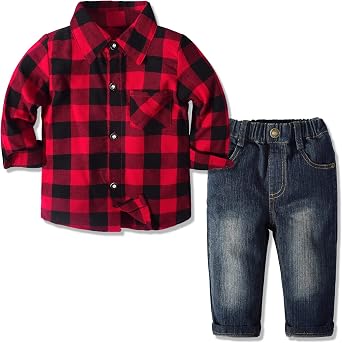 Yilaku Baby Boy Clothes Suit Toddler Birthday Outfit Sets Dress Shirts with Tie+Suspender Pants 1-7 Years