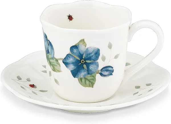 Lenox 808071 Butterfly Meadow Espresso Cup And Saucer