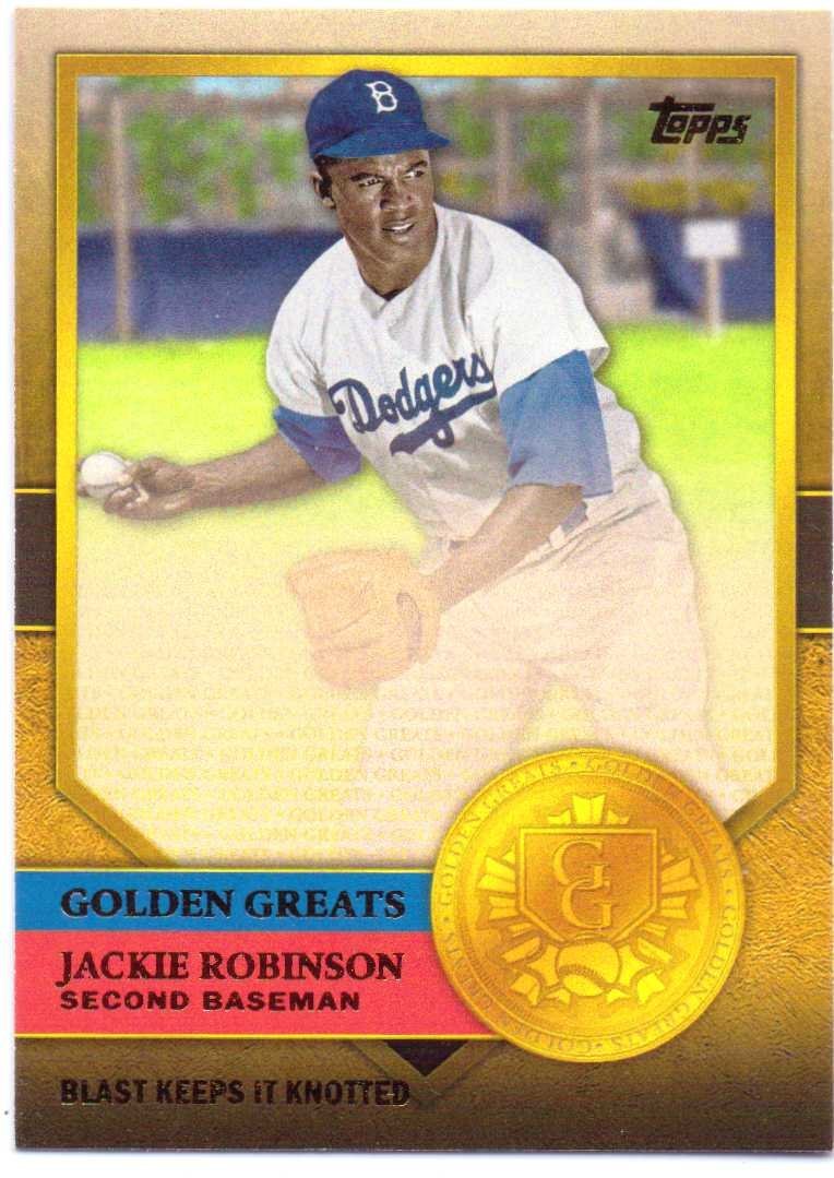 Jackie Robinson 2012 Topps Golden Greats #GG-62 - Brooklyn Dodgers 