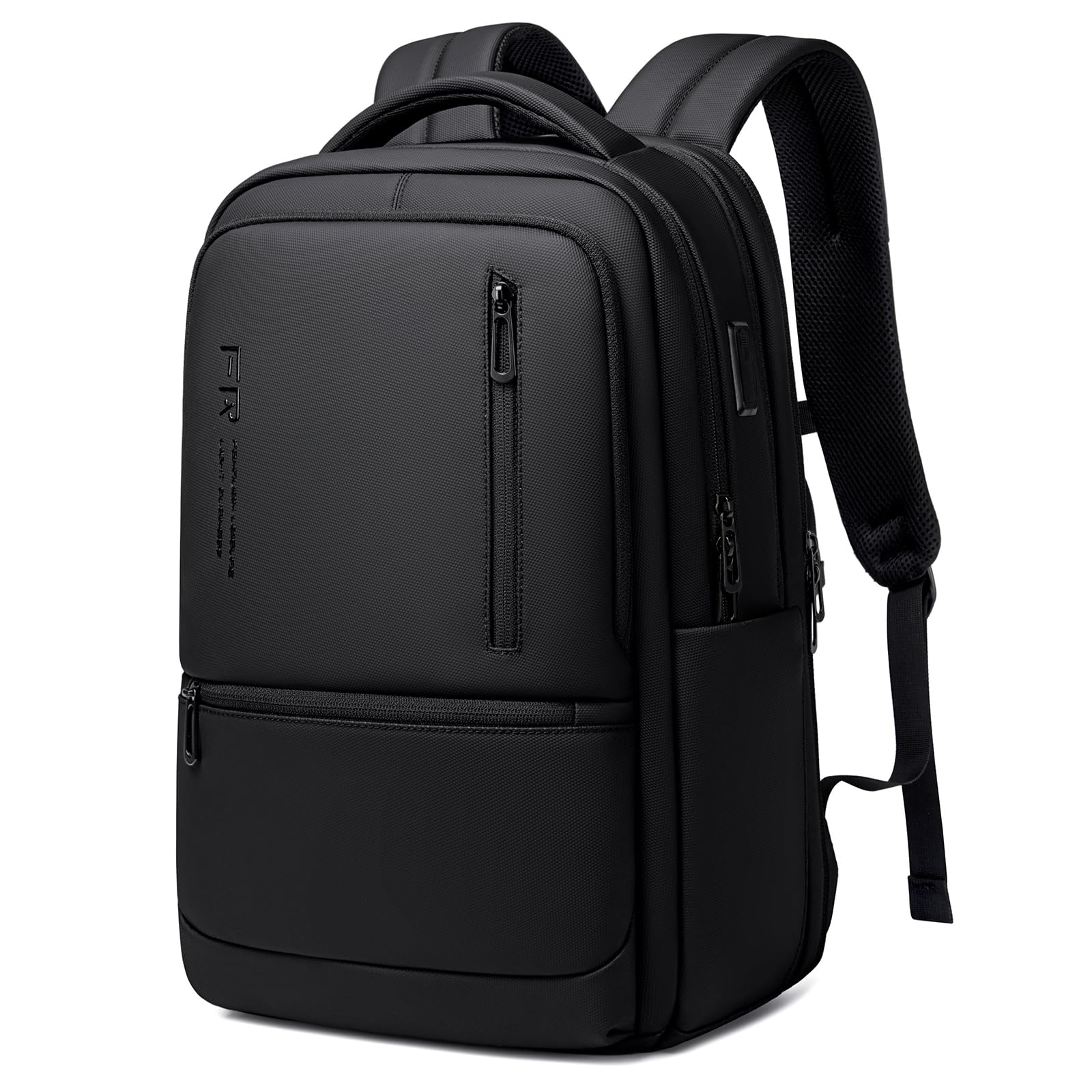 Fenree.geer 1800D Erweiterbarer Laptop Rucksack,Rucksack Herre 21,6L-32,4L | Wasserdich ,15,6 Zoll Reiserucksack, USB-Ladeanschluss,Laptoptasche für Herren und Damen Arbeit Reisen Rucksack